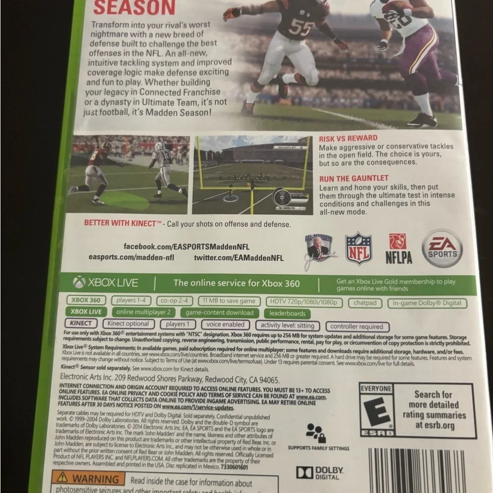 Microsoft Madden NFL 15 for Xbox 360